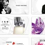 Présentation PowerPoint pour ISSEY MIYAKE (Groupe SHISEIDO)